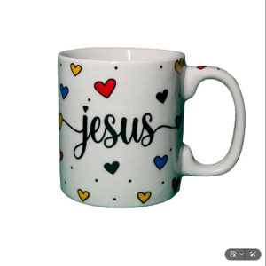 Caneca Porcelana Personalizada Jesus cod int 0001.0001.0001.0009